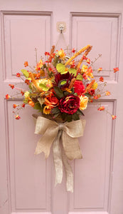 Autumn door basket