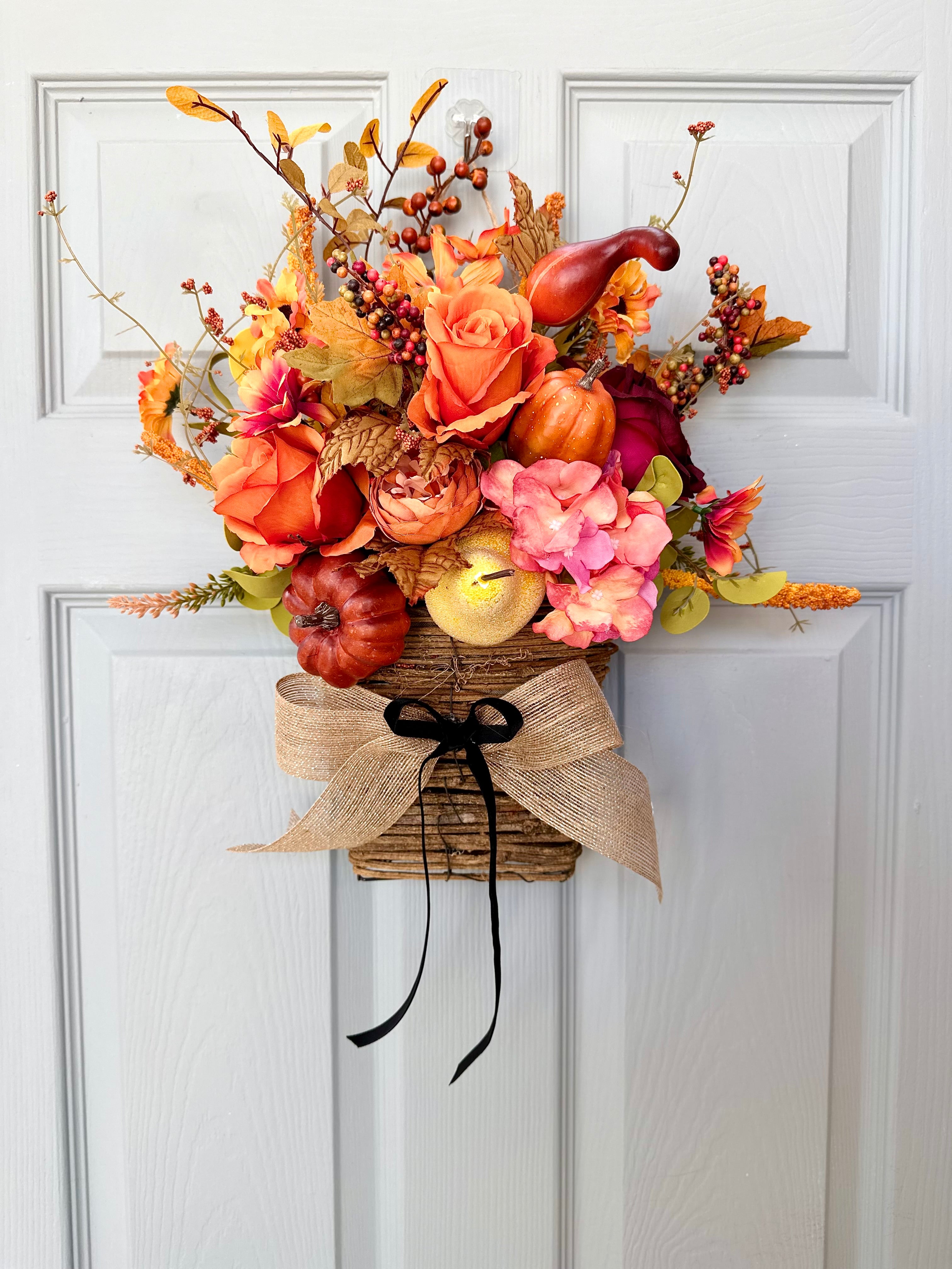 Farmhouse door basket