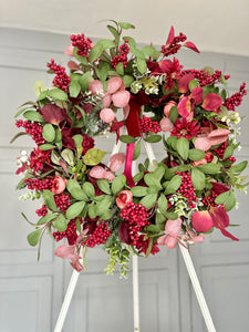 Burgundy berries