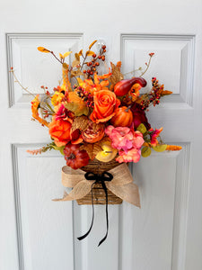 Farmhouse door basket