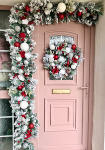 Partridge wreath and garland