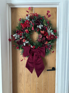 Luxury Burgundy Bow