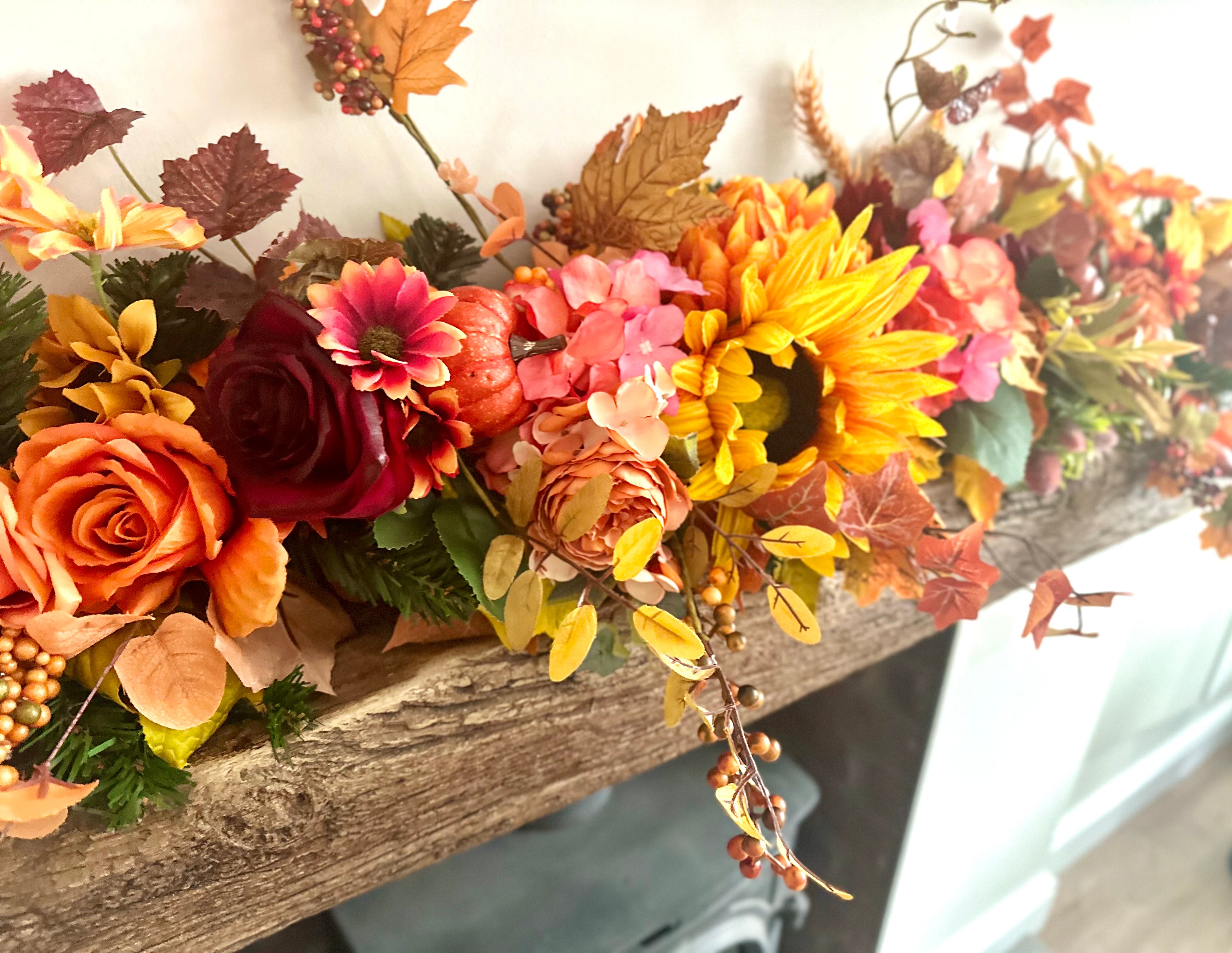 Autumn spice garland 4ft