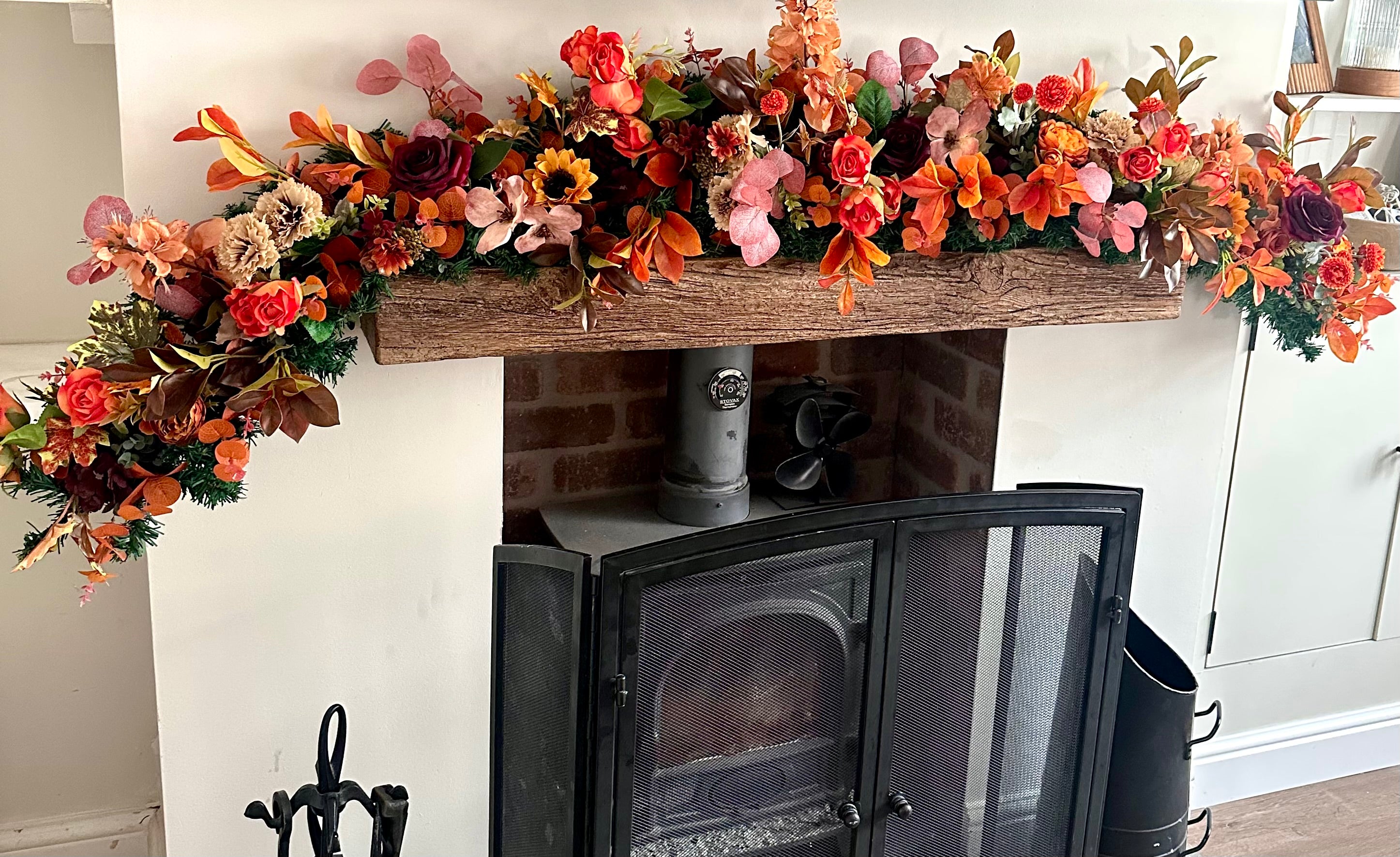 Extra long autumn garland (6ft)