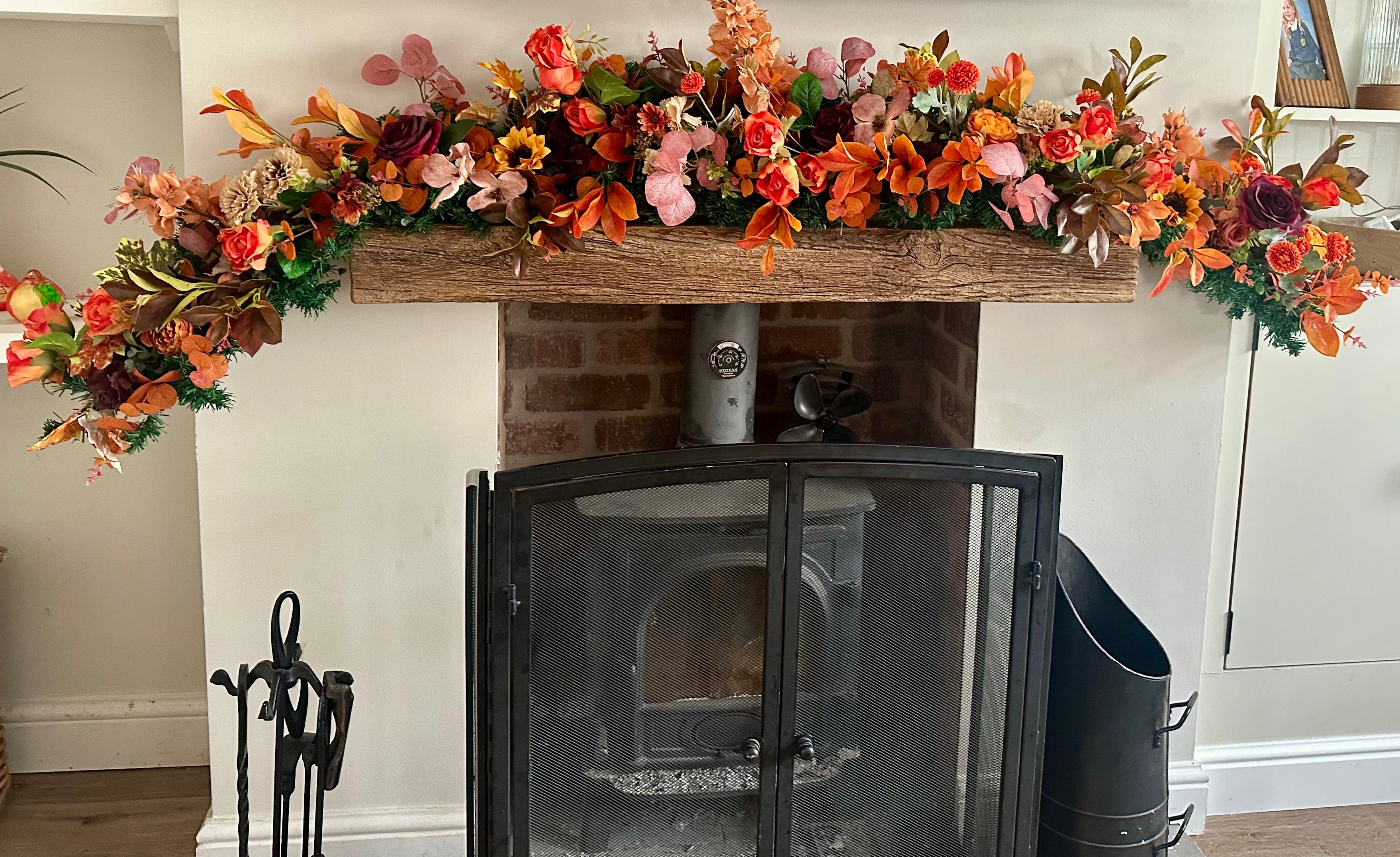 Extra long autumn garland (6ft)