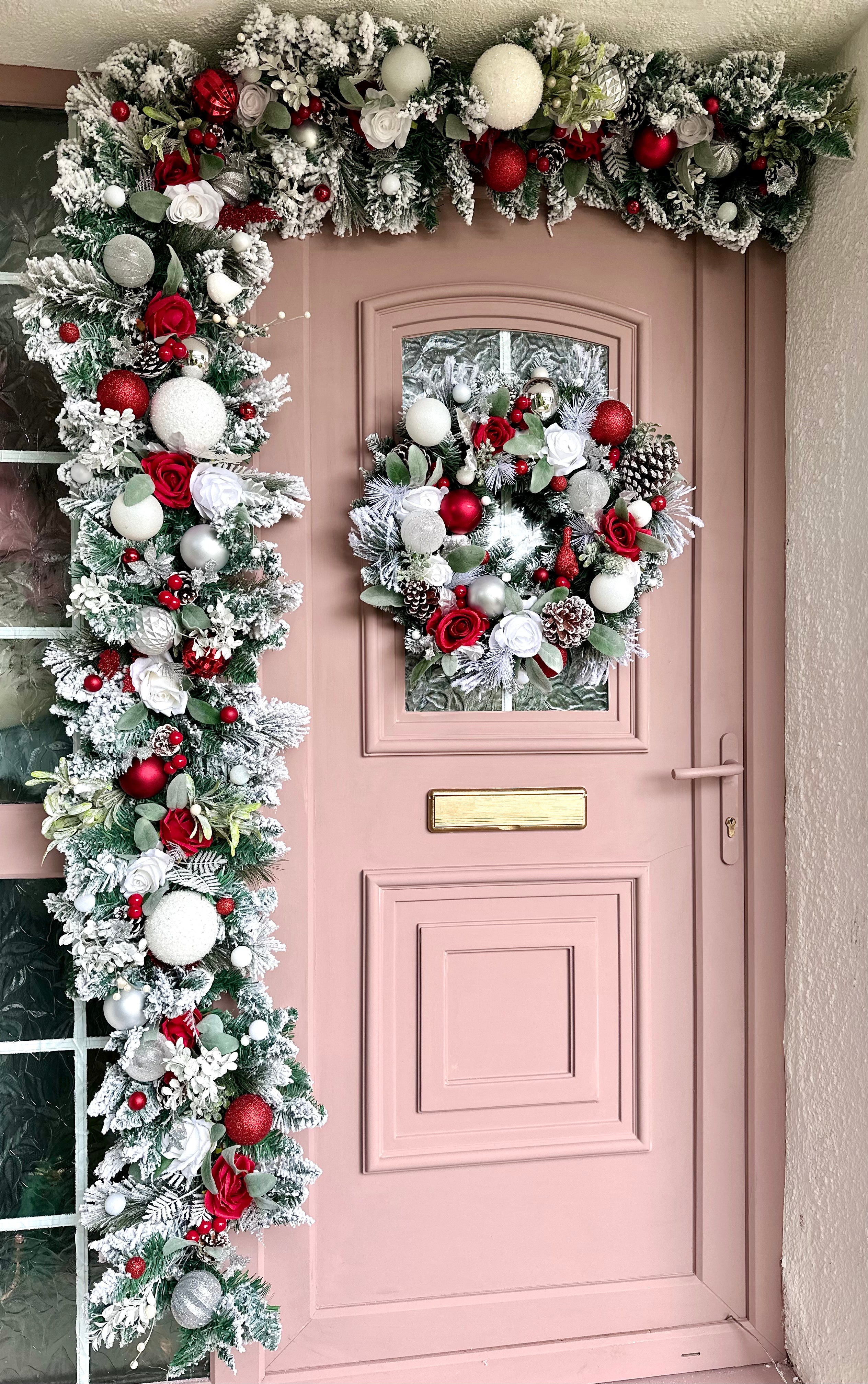 Partridge wreath and garland