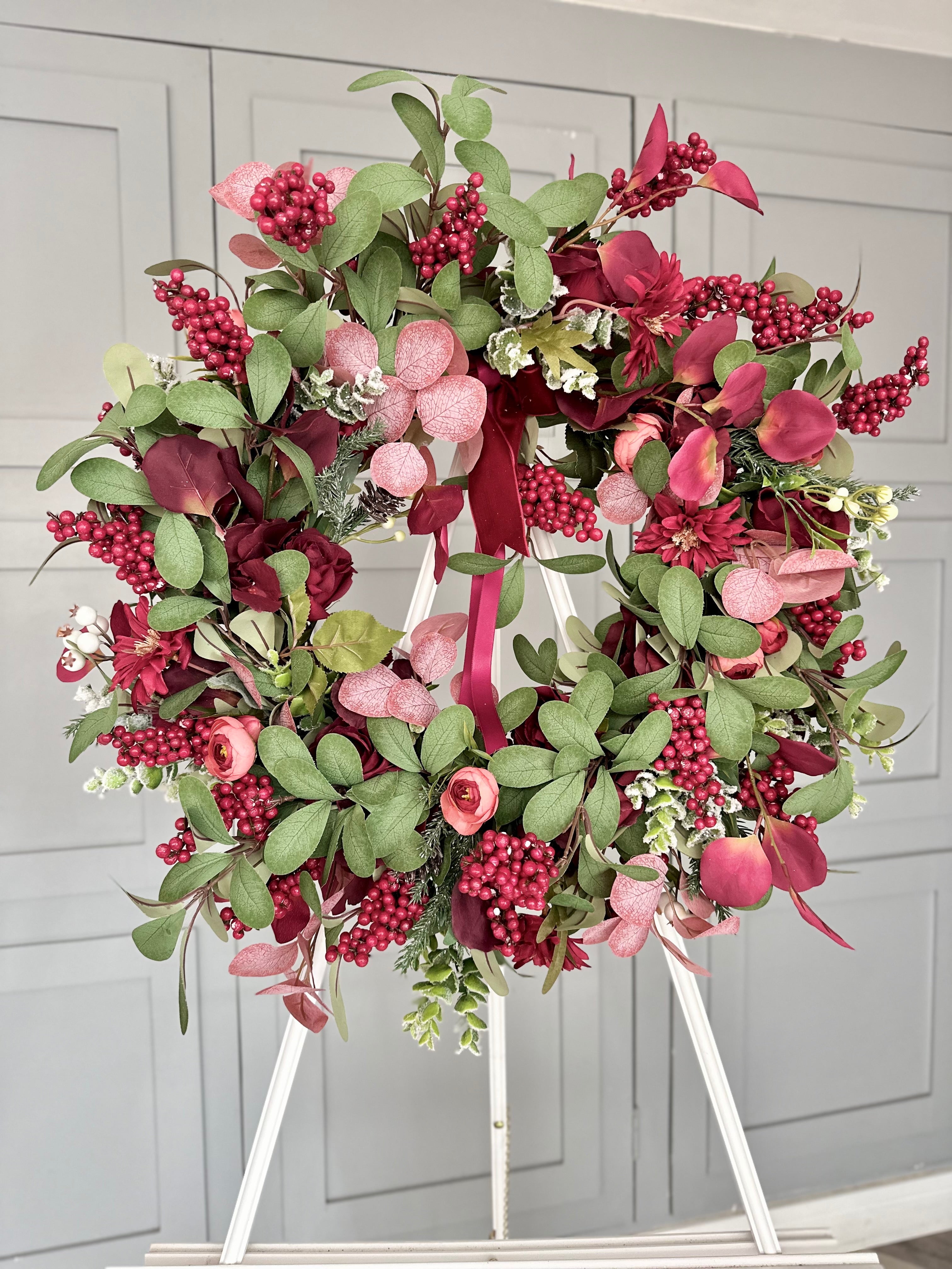 Burgundy berries