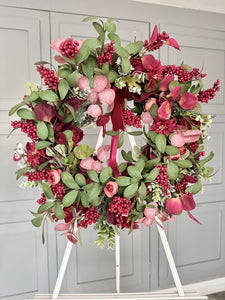 Burgundy berries
