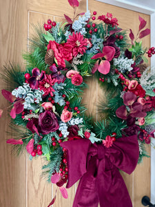 Luxury Burgundy Bow