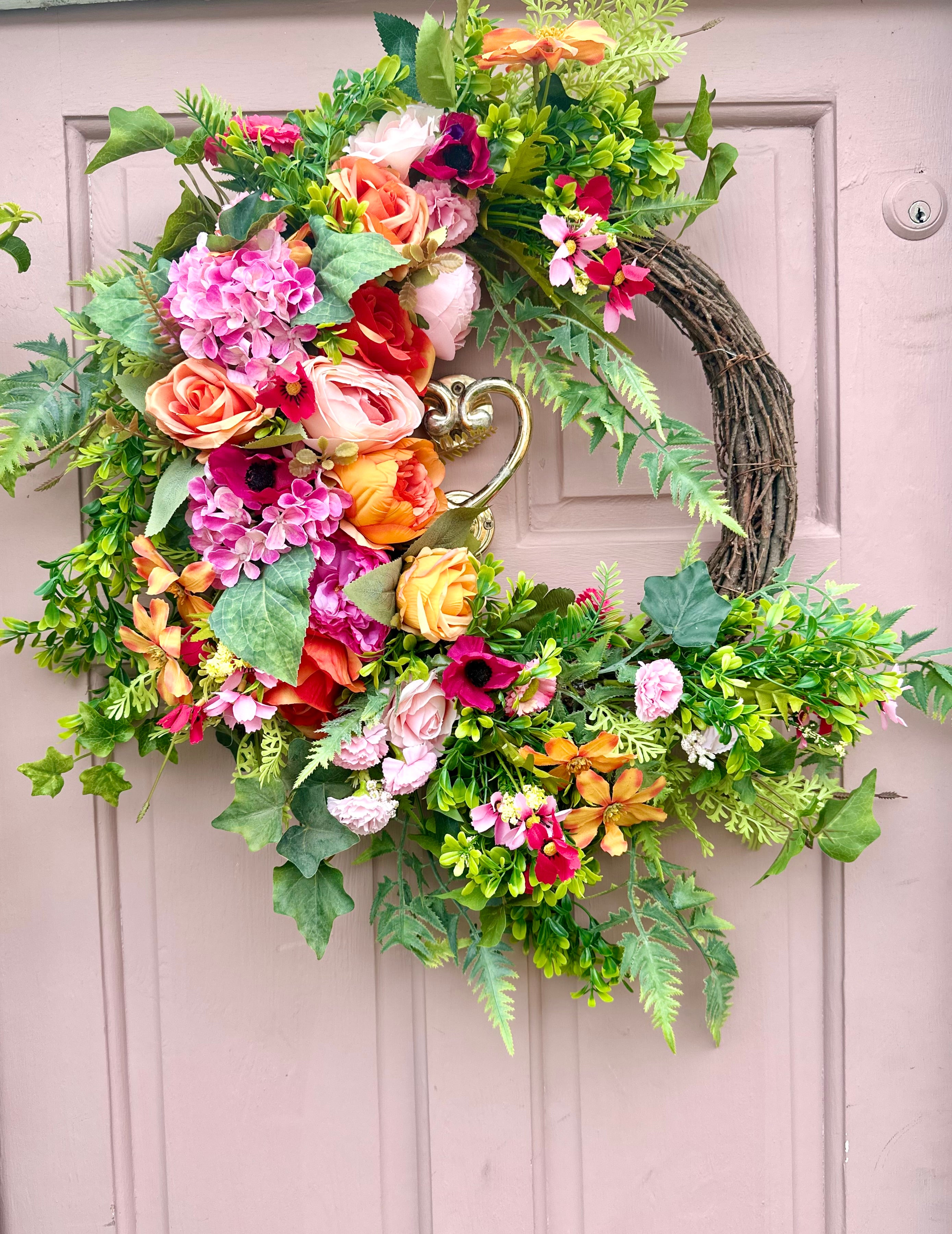 Tequila Sunrise wreath