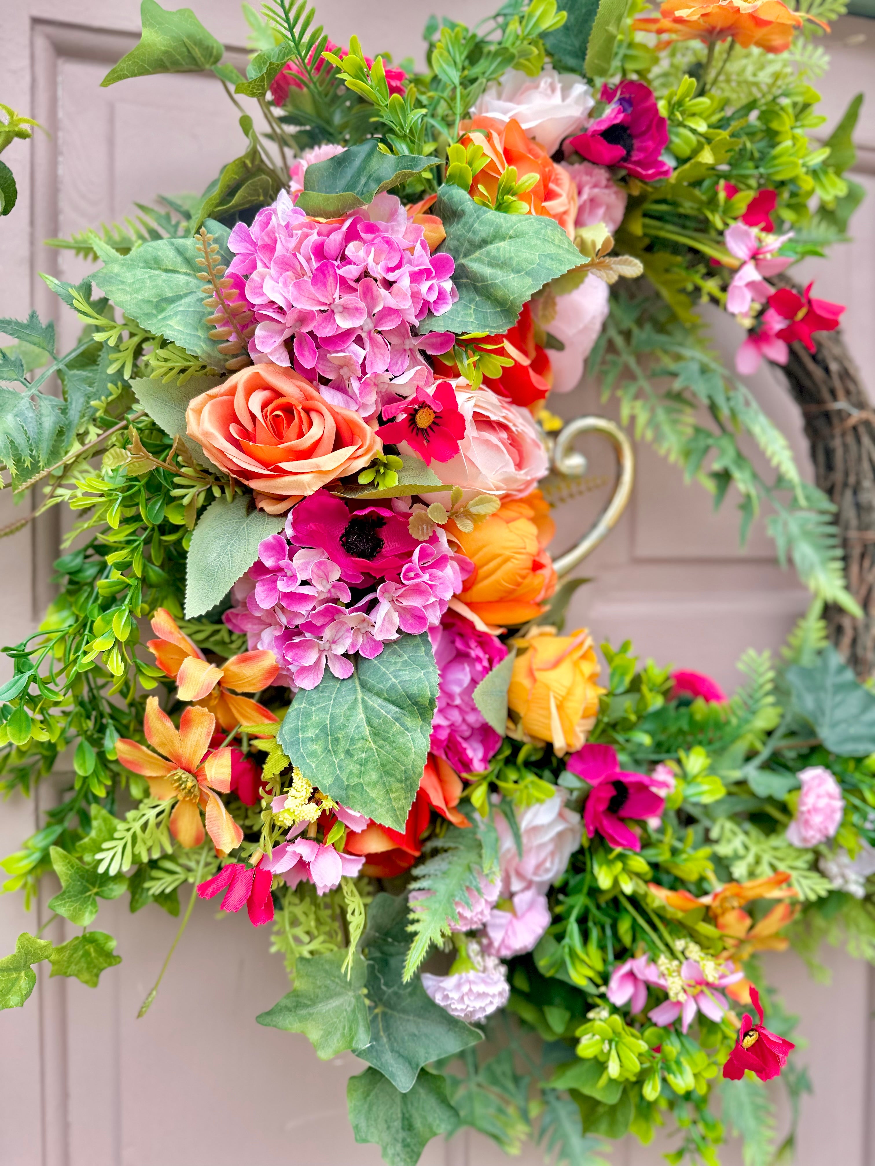 Tequila Sunrise wreath