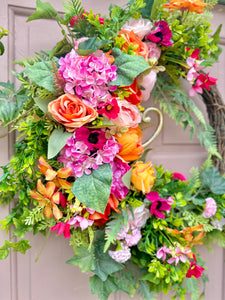 Tequila Sunrise wreath