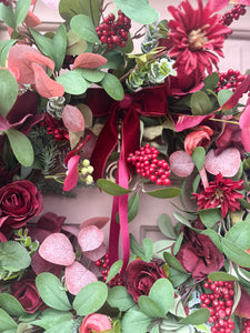 Burgundy berries