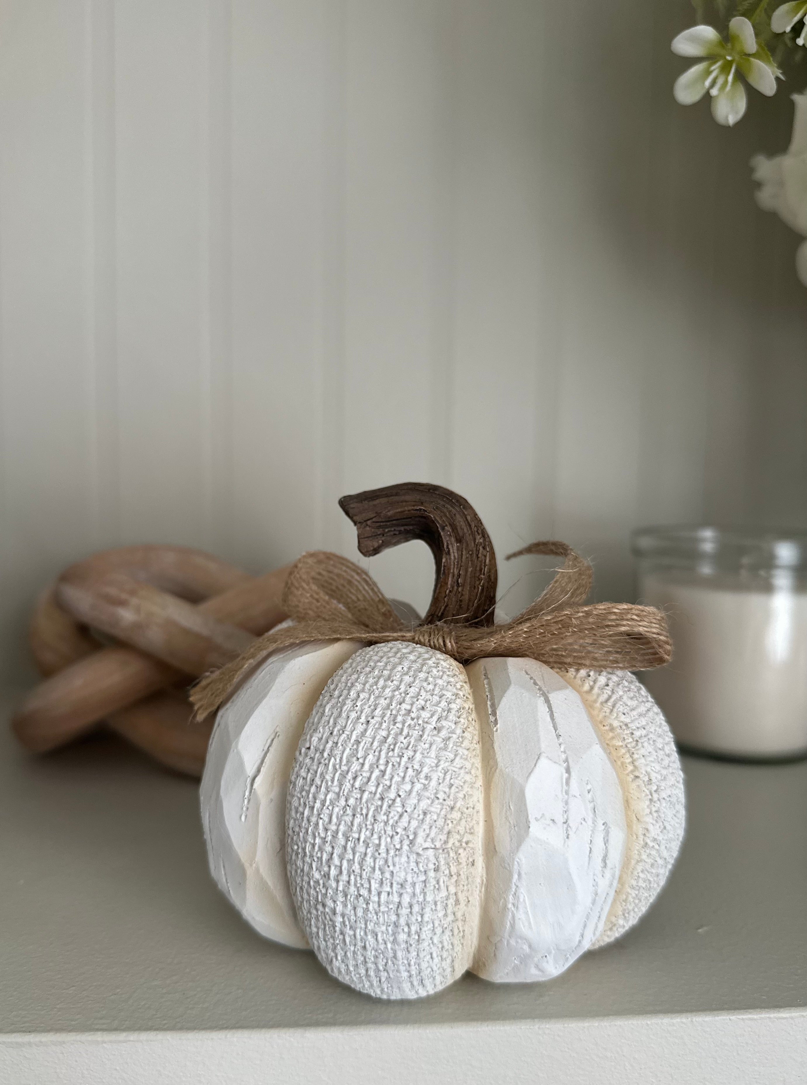 Rustic Polynesian Knitted Pumpkin