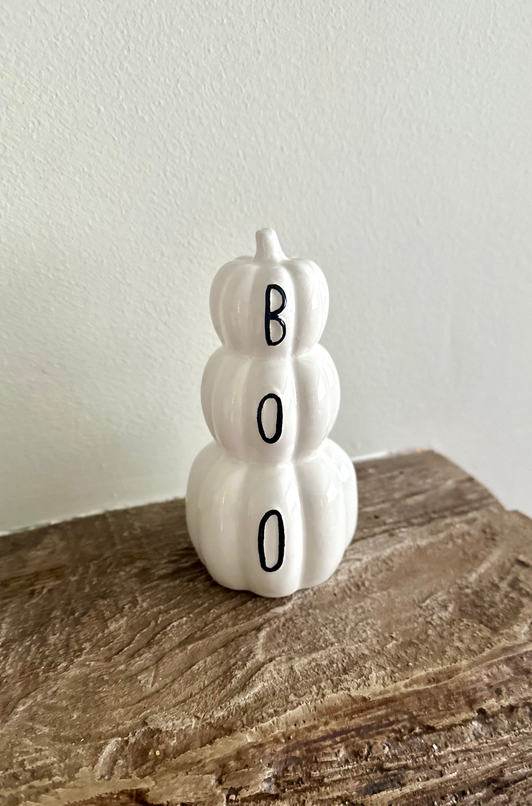 Boo Pumpkin Stack