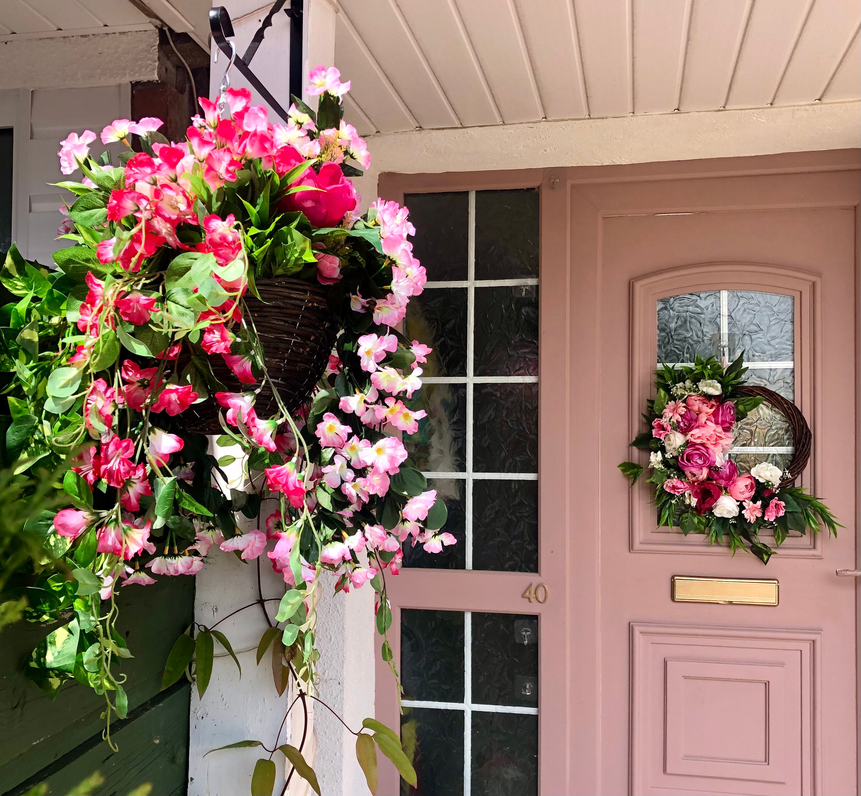 Pretty in pink - matches pretty in pink hanging basket